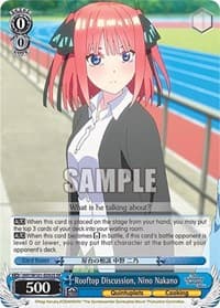 Rooftop Discussion, Nino Nakano (SR)