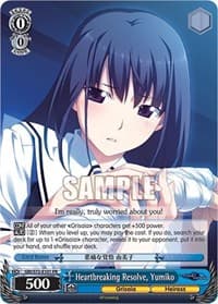 Heartbreaking Resolve, Yumiko
