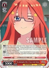 The Quintuplets After 5 Years, Itsuki Nakano (Foil)
