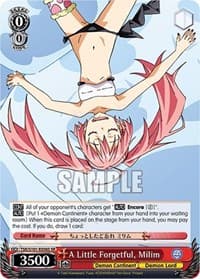 A Little Forgetful, Milim (SR)