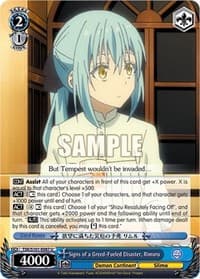 Signs of a Greed-Fueled Disaster, Rimuru