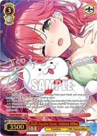 Half-Awake Gaze, Sakura Miko (SSP)