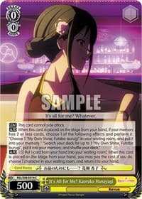 It's All for Me? Kaoruko Hanayagi