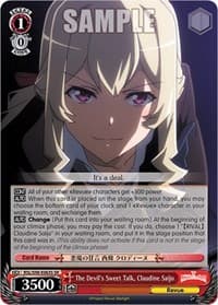 The Devil's Sweet Talk, Claudine Saijo (SR)