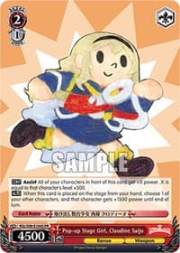Pop-up Stage Girl, Claudine Saijo (Foil)