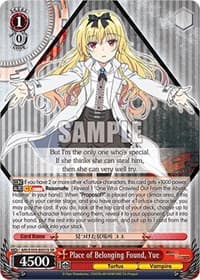 Place of Belonging Found, Yue (SR)