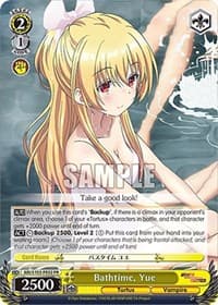 Bathtime, Yue