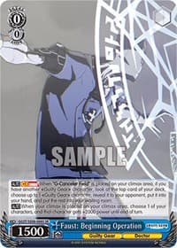 Faust: Beginning Operation (SR)