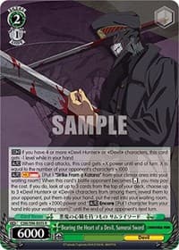 Bearing the Heart of a Devil, Samurai Sword