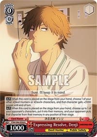 Expressing Resolve, Denji