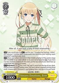 Sincere Emotions, Eriri