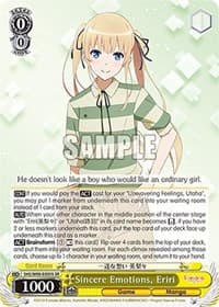 Sincere Emotions, Eriri (SR)