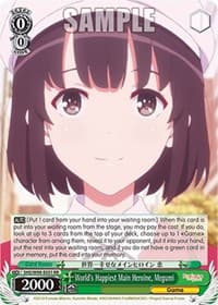 World's Happiest Main Heroine, Megumi