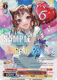 Story of Unfolding Dreams, Kasumi Toyama (BDR)