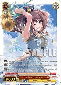 Like the Sun, Saya Yamabuki (SP)