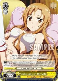 Asuna Lays on the Sofa (SR)