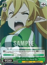 Leafa Gets Her Hand Bit