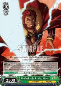 Unshakable Pride, Rider