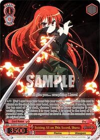 Betting All on This Sword, Shana (SHP)