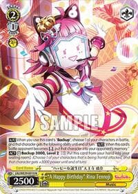 "A Happy Birthday" Rina Tennoji