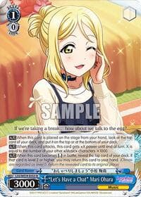 "Let's Have a Chat" Mari Ohara