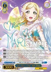 "Let's Have a Chat" Mari Ohara (SP)