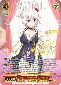 Special Relationship, Matsuri (SEC)