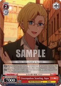 Unscrupulous Scouting, Aqua (SR)