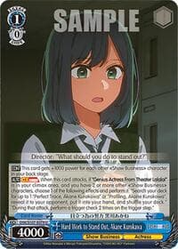 Hard Work to Stand Out, Akane Kurokawa