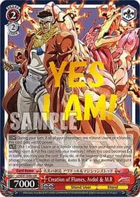 Creation of Flames, Avdol & M.R (JJR)