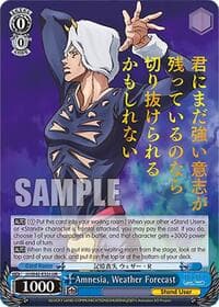 Amnesia, Weather Forecast (JJR)