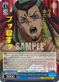 Meeting a Stand User, Ermes Costello (JJR)