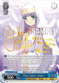 Pure Sister, Index (SP)