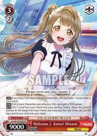 Welcome~ Kotori Minami