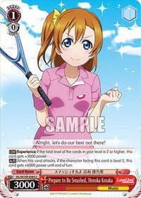 Prepare to Be Smashed, Honoka Kosaka