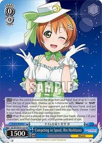 Competing in Speed, Rin Hoshizora (SR)