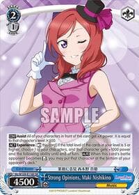 Strong Opinions, Maki Nishikino (SR)