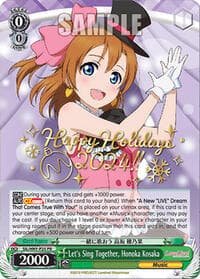 Let's Sing Together, Honoka Kosaka (Happy Holidays 2024)