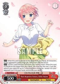 Their Respective Futures, Ichika Nakano