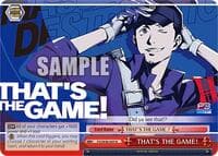 THAT'S THE GAME!