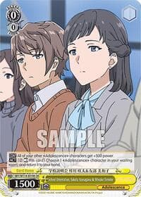 School Orientation, Sakuta Azusagawa & Miwako Tomobe (SR)