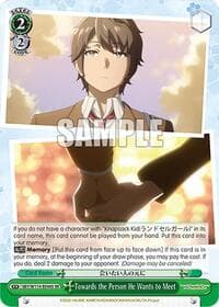Towards the Person He Wants to Meet (SR)