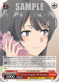 University Acceptance, Mai Sakurajima (SR)