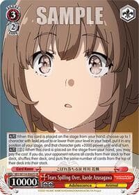 Tears Spilling Over, Kaede Azusagawa (SR)