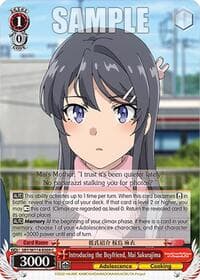 Introducing the Boyfriend, Mai Sakurajima