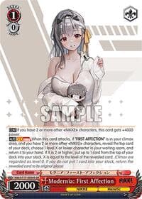Modernia: First Affection (SR)