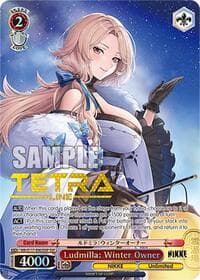 Ludmilla: Winter Owner (SSP) (Gold Patterned Stamp)