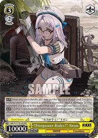 "Firepower Rules!" Neon (RRR)