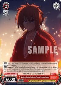 Standing Against Explosion Flames, Kenshin Himura