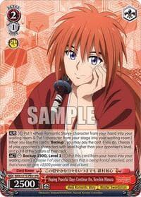 Hoping Peaceful Days Continue On, Kenshin Himura (PR)